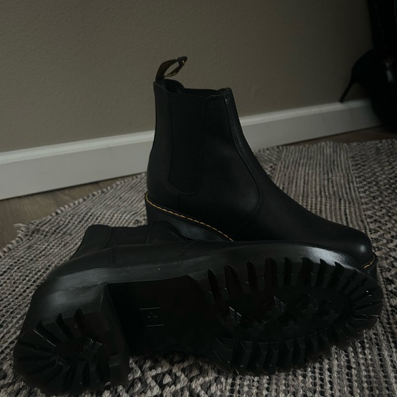 Dr. Martens Black Platform Ankle Boots - Picture 2 of 4
